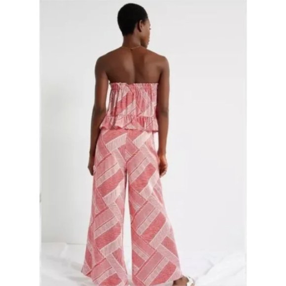 NWT Anthropologie Maeve Adjustable Halter Top and Pull-On Pants Set M - Picture 3 of 6